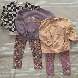 Girls Zara H&M Cotton On bundle